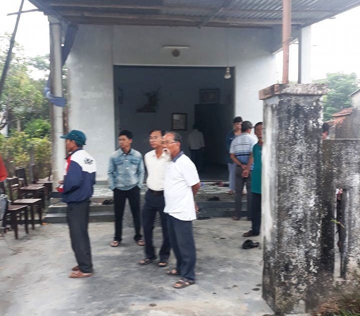 Nhà ông S. công an viên xã Điện Thắng Nam.