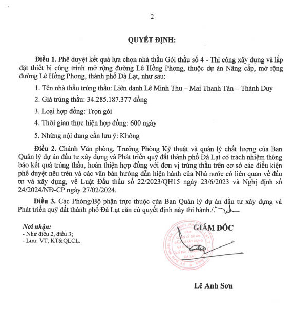 Lam Dong: Lien danh Mai Thanh Tan- Thanh Duy trung goi thau lam duong Ton That Tung-Hinh-6