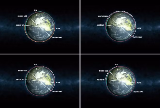 Cho đến nay, các nhà khoa học chưa thể giải mã được vì sao những công trình của các nền văn minh khác nhau được kết nối một cách dị thường và hoàn hảo đến mức khó tin.