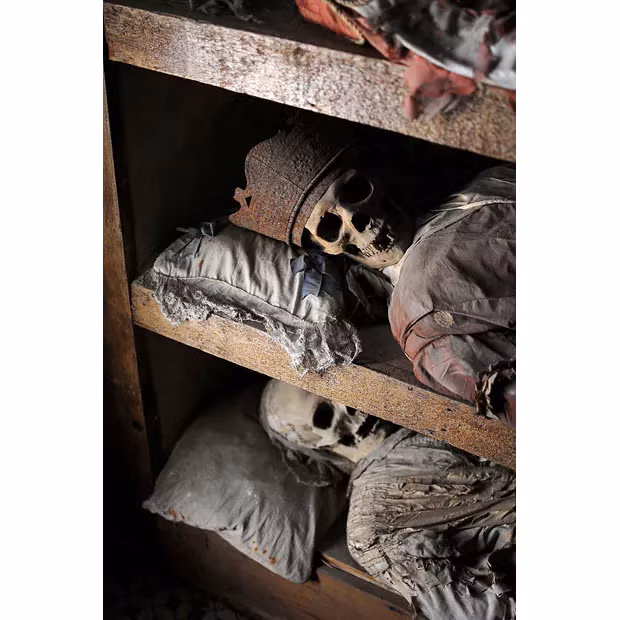 Hàng ngàn xác ướp này được người thân trả tiền cho việc bảo quản và bố trí ở trong hầm mộ.