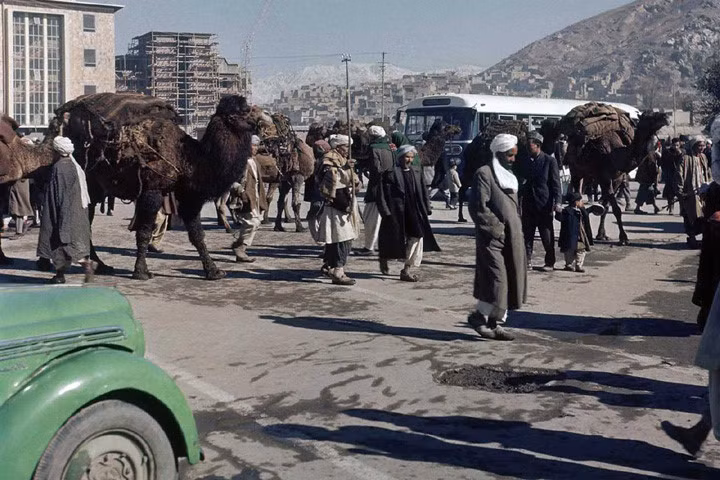 Một hình ảnh khác về phố phường Kabul vào tháng 11/1961.