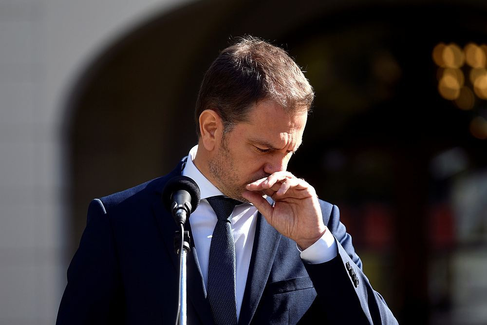 Ông Igor Matovic trở thành vị nguyên thủ quốc gia mới nhất mắc COVID-19. Ảnh: Reuters.