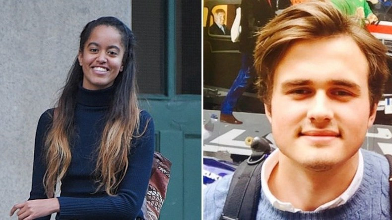 Malia và Farquharson gặp nhau khi cùng theo học tại Đại học Harvard, bang Massachusetts, Mỹ. Họ được bắt gặp hẹn hò lần đầu tại một bữa tiệc năm 2017. Ảnh: HC.