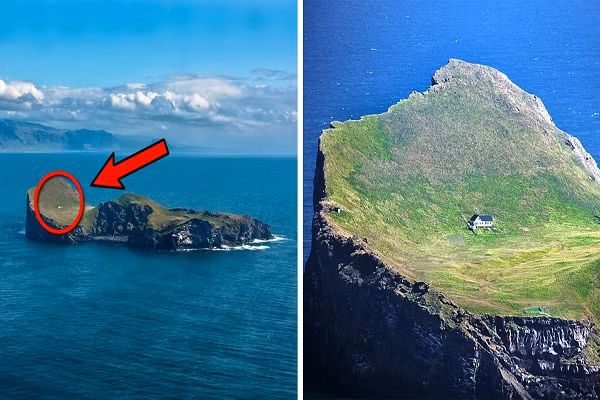 Theo Mirror, " ngôi nhà cô đơn nhất thế giới" này là công trình duy nhất trên đảo Elliðaey xa xôi thuộc quần đảo Vestmannaeyjar. Hòn đảo này hiện giờ hoàn toàn hoang vắng. Ảnh: ER.