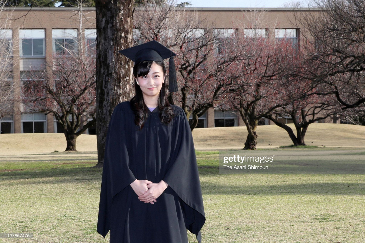 Đến tháng 6/2018, Kako hoàn thành khóa học tại Anh và sau đó trở về Nhật Bản để hoàn thành chương trình học lấy bằng cử nhân Đại học ICU tại Tokyo. Cô tốt nghiệp Đại học Cơ đốc giáo Quốc tế ở Tokyo, chuyên ngành Tâm lý học, hồi tháng 3/2019. Ảnh: Getty.