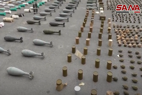 Trong số vũ khí bị tịch thu có hàng chục khẩu súng trường tự động, súng trường bắn tỉa, súng máy, lựu đạn, tên lửa vác vai cùng nhiều loại đạn dược khác nhau.