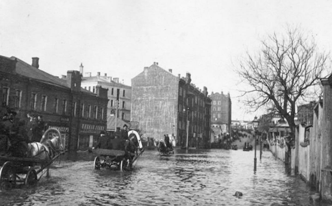 Thiệt hại do lũ lụt gây ra là rất lớn. Trong đó, nhà máy đường của Gepner bị ảnh hưởng nặng nề và hơn 5.000 tấn đường đã "hòa tan" vào nước sông Moskva.