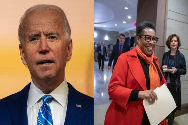 Theo CNN ngày 8/12, Tổng thống đắc cử Joe Biden dự định đề cử nghị sĩ bang Ohio - bà Marcia Fudge - làm Bộ trưởng Nhà ở và Phát triển Đô thị Mỹ trong nội các sắp tới của ông. Ảnh: Daily Mail.
