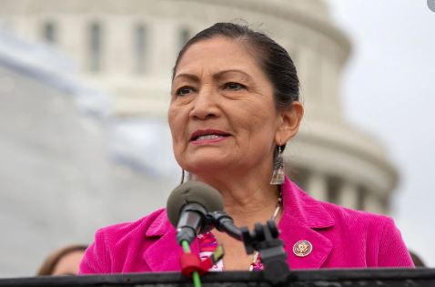 Nữ nghị sĩ Deb Haaland là một trong những người Mỹ bản địa đầu tiên được bầu vào Quốc hội Mỹ trong cuộc bầu cử giữa nhiệm kỳ hồi tháng 11/2018. Ảnh: The Hill.
