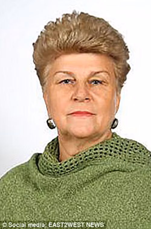 Bà Olga Mostvitina đã bị bắt giữ vì tình nghi đánh đập con gái đến tử vong. Ảnh: DM.