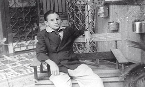 Fidel Castro thời thanh niên.