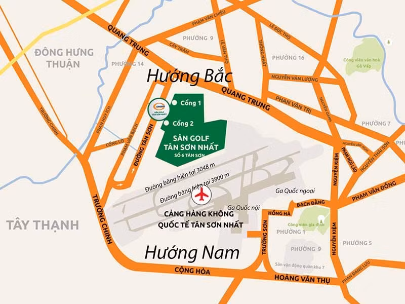"Nen mo rong Tan Son Nhat ve huong Nam"