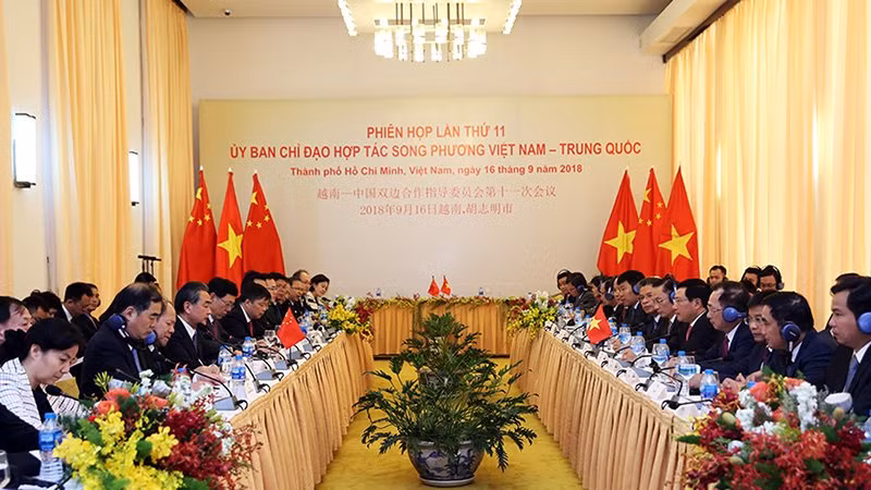 Phiên họp Uỷ ban hợp tác Việt Nam - Trung Quốc lần 11.