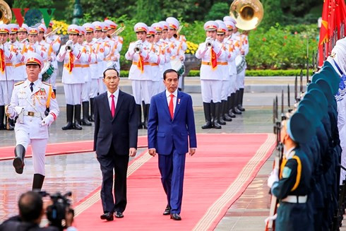 Chu tich nuoc chu tri le don va hoi dam voi Tong thong Indonesia-Hinh-2