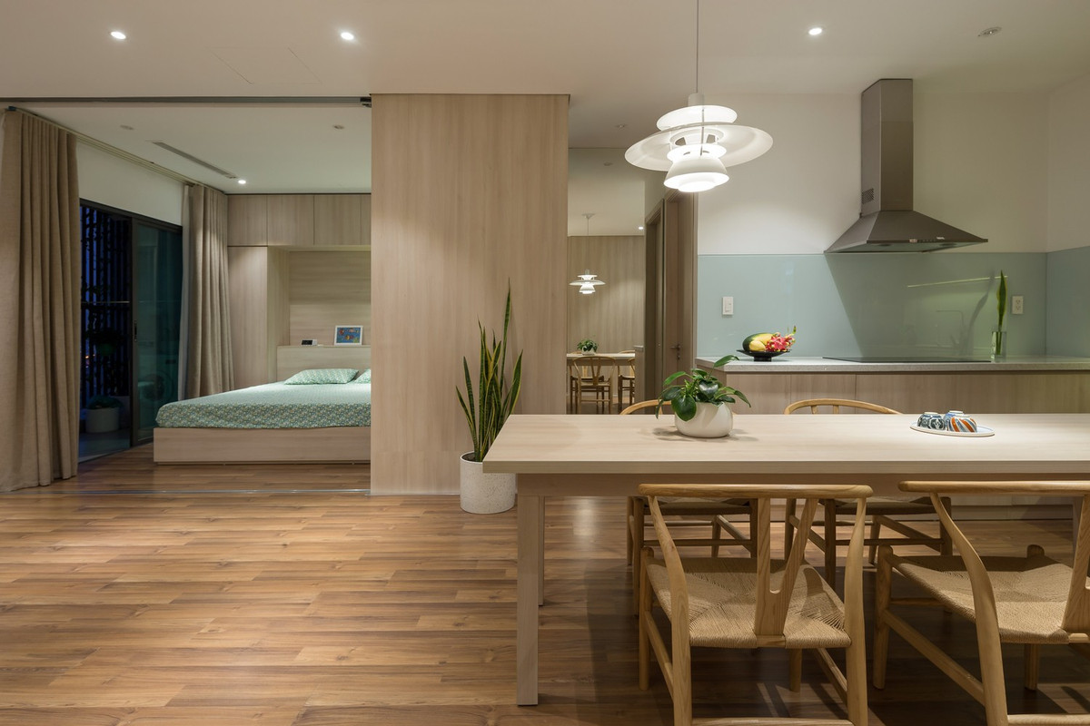 Trong không gian mới này, mọi người có khả năng nhìn thấy nhau từ mọi vị trí trong căn hộ, tăng cơ hội giao lưu, tương tác với nhau nhiều hơn trong các hoạt động.