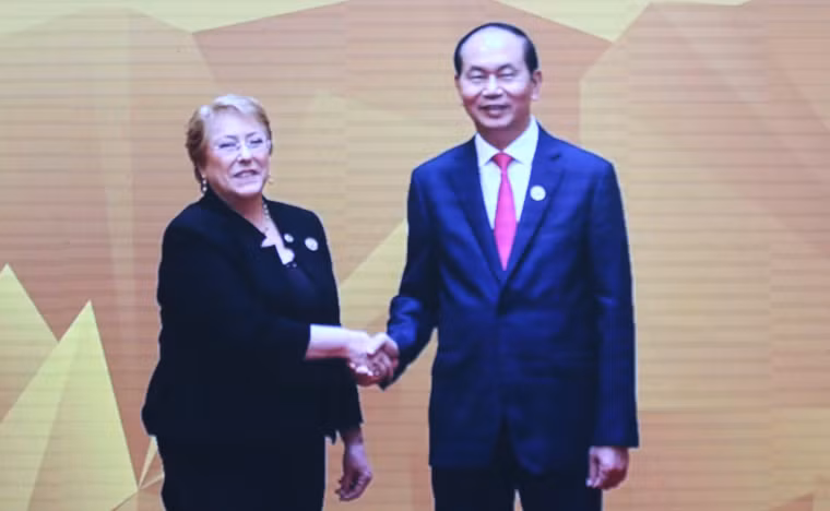 Tổng thống Chile Michelle Bachelet.