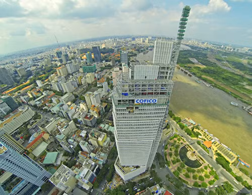 Dự án cao ốc Vietcombank Tower dính nhiều sai phạm trong quá trình xây dựng. Ảnh: CFC.
