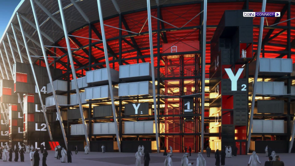 Sau sự kiện, các container của sân vận động này có thể được tháo gỡ và vận chuyển đi bất cứ đâu.