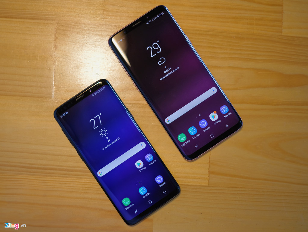 Tùy thuộc từng thị trường mà Galaxy S9 và S9+ sử dụng loại chip khác nhau. Tại Việt Nam S9+ sử dụng chip Exynos 9810, RAM 6 GB, bộ nhớ trong 64 GB và hỗ trợ thẻ nhớ ngoài.