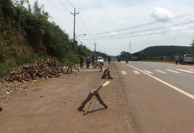 Khu vực xảy ra vụ án mạng.