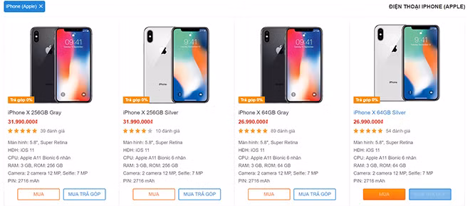 iPhone X giam gia don Xs va Xs Max chinh hang sap ve VN-Hinh-2