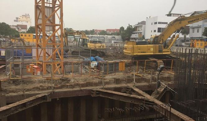 Tuy nhiên, chủ đầu tư không khắc phục mà vẫn tiếp tục thi công.