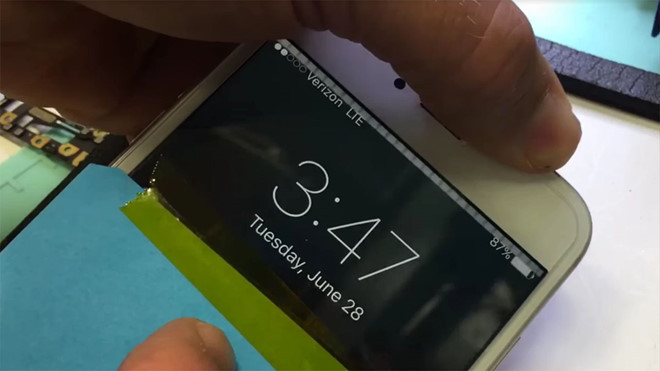 Ngoài sự cố máy cong, iPhone 6 còn gặp lỗi màn hình cảm ứng.