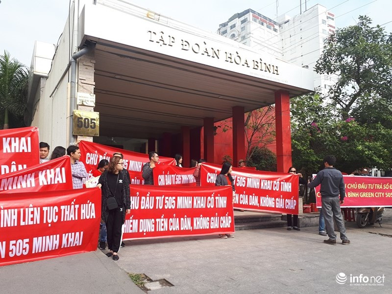 O 3 nam chua co “so do”, cu dan Hoa Binh Green City 