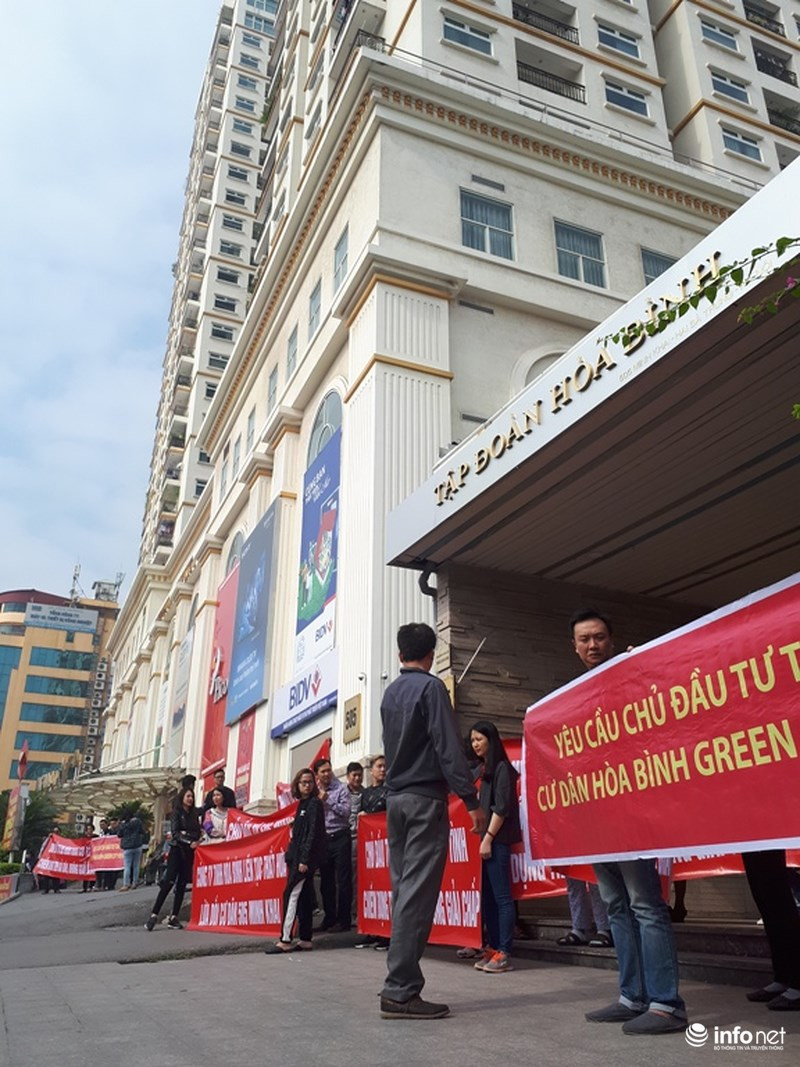 O 3 nam chua co “so do”, cu dan Hoa Binh Green City 