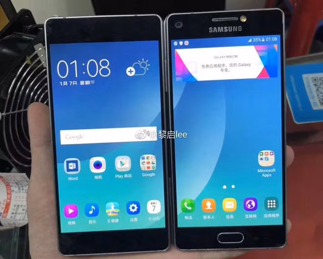 Samsung lộ ảnh thực tế smartphone có thể gập lại Samsung lộ ảnh thực tế smartphone có thể gập lại
