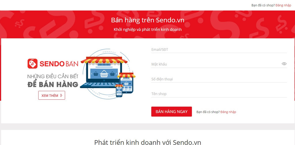 Tha noi viec mo shop, Lazada, Shopee... thanh diem buon hang gia, nhai