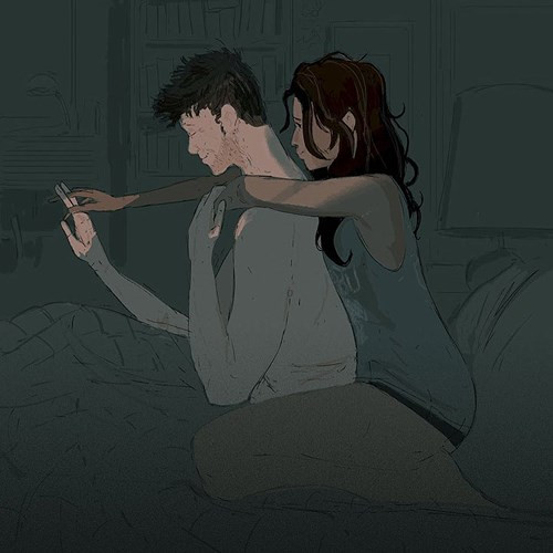 Lấy cảm hứng từ chính gia đình của mình, người vợ đã kết hôn 10 năm, đứa con gái 9 tuổi và hai con trai sinh đôi 6 tuổi, người họa sĩ đã vẽ nên những sinh hoạt đời thường trong cuộc sống gia đình.