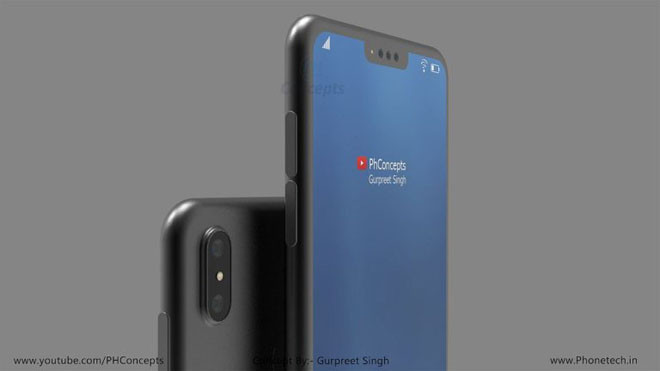 Cụm 3 camera trước đầy ấn tượng.