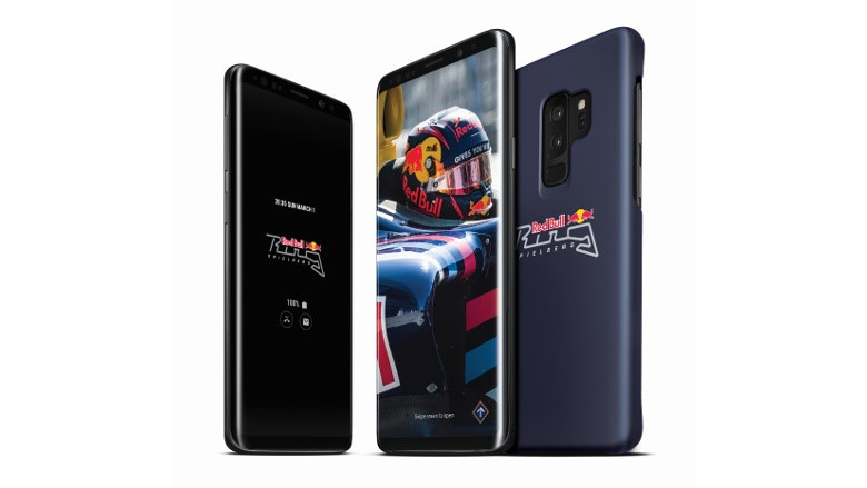 Giao diện trên Galaxy S9 Redbull Ring được thiết kế với cảm hứng từ đường đua xe công thức một.