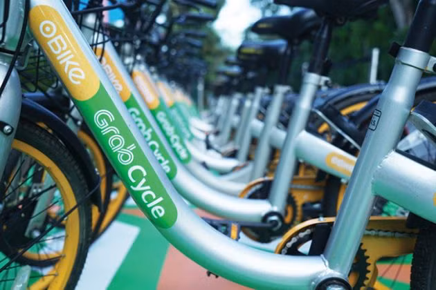 Grab bắt đầu lấn sân kinh doanh cả xe đạp.