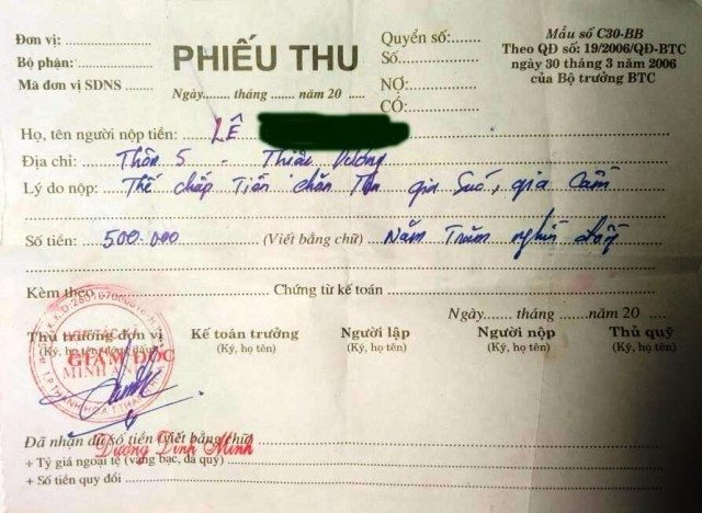 Không chỉ đóng phí cỏ 100.000 đồng/năm, người dân phải thế chấp tiền theo số lượng trâu bò.