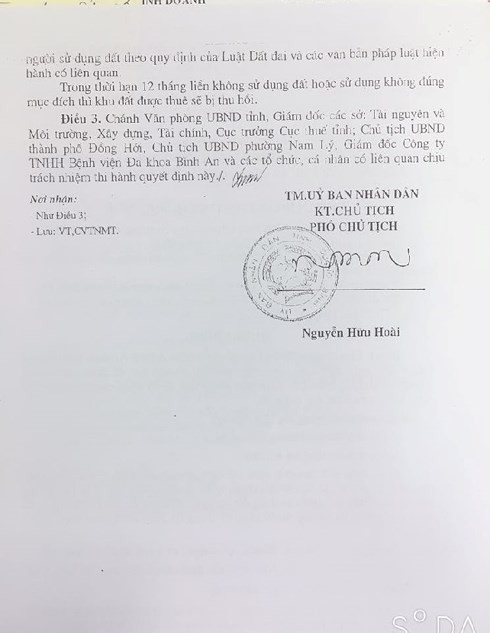 Quang Binh: Du an 1.600 ti tren dat 