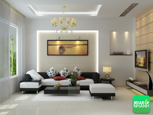 Phong cách đơn giản, tinh tế của phòng khách nhà cấp 4.