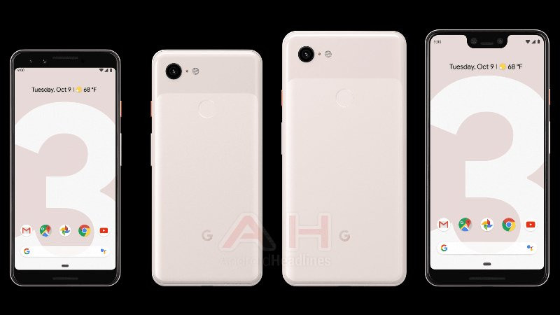 Google Pixel 3 se co mau hong cat?