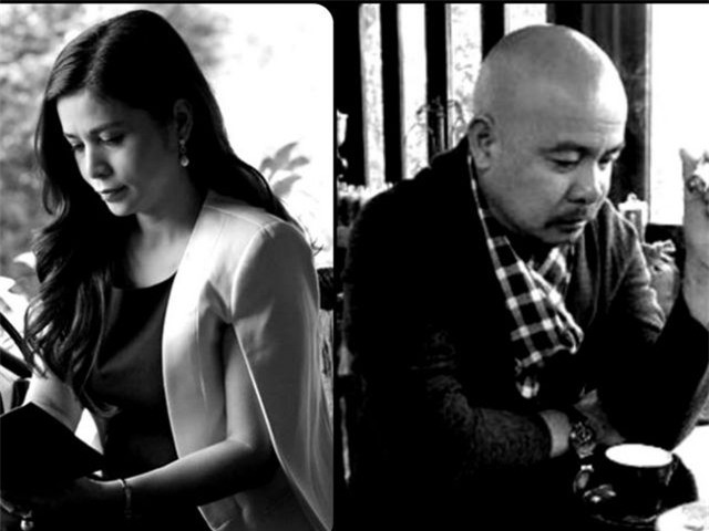 Ông Đặng Lê Nguyên Vũ và vợ mình, bà Lê Hoàng Diệp Thảo.