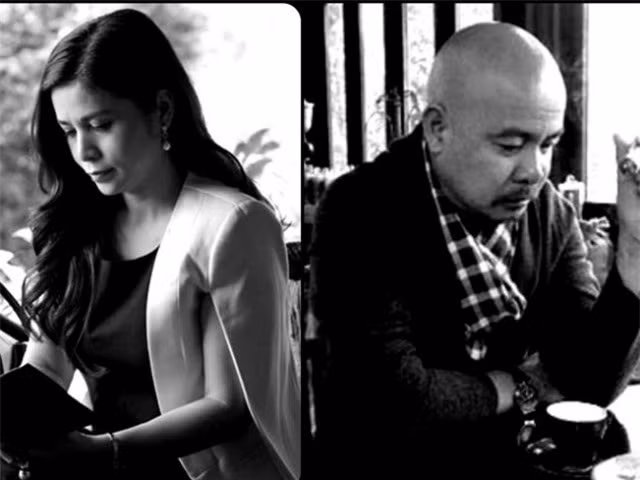 Ông Đặng Lê Nguyên Vũ và vợ mình, bà Lê Hoàng Diệp Thảo.