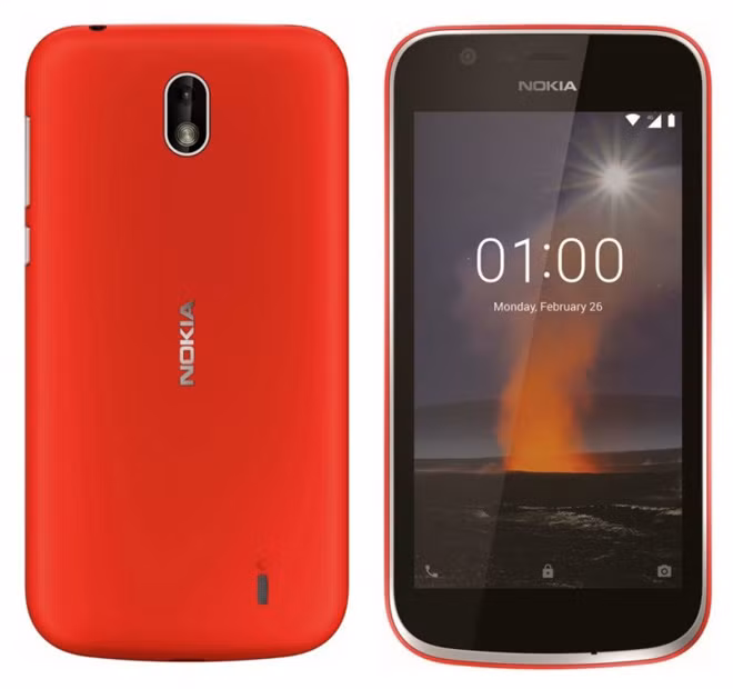 Thiết kế đơn giản của Nokia 1 sắp ra mắt.