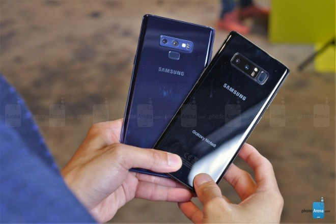 So ke Galaxy Note 9 va Note 8: Co dang de nang cap?