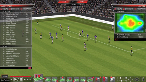 Năm 2010 - Trình chiếu thời gian thực: Trước năm 2010, webcast thời gian thực của môn bóng đá chỉ hiển thị các tình huống chính như cú sút, phạm lỗi, thay người, đá phạt... Nhưng đến 2010, công nghệ này đã cho phép người hâm mộ trải nghiệm toàn bộ trận đấu dưới góc nhìn 3D trong thời gian thực. Ngoài ra SportFlashback bổ sung thêm môn bóng rổ với nhiều góc máy đẹp mắt. Bên cạnh đó ứng dụng này còn cung cấp các động tác kỹ thuật, mô tả chính xác hơn chuyển động của vận động viên.