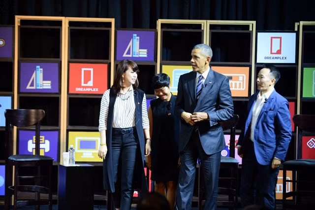 Ba doanh nhan tre doi thoai voi Obama la ai?-Hinh-2