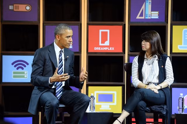 Ba doanh nhan tre doi thoai voi Obama la ai?