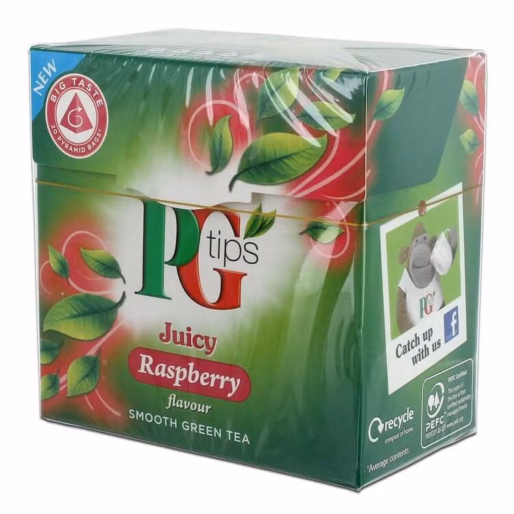 Túi trà PG Tips. Ảnh: thelistli.com.