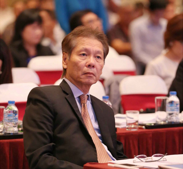 Ông Lê Minh Quốc tại ĐHĐCĐ thường niên Eximbank năm 2015. Ảnh: NTD