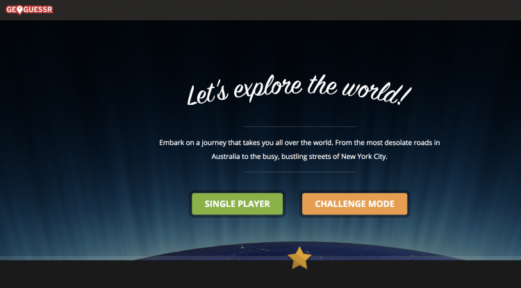 3. GeoGuessr Với GeoGueser, website này sẽ dùng Google Map đưa bạn đến một miền đất xa lạ và bạn sẽ phải đoán mình đang ở đâu. 