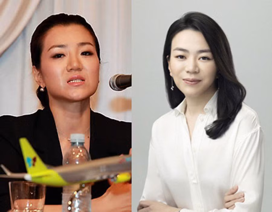 Hai chị em Cho Hyun-min (trái) và Cho Hyun-Ah (phải).